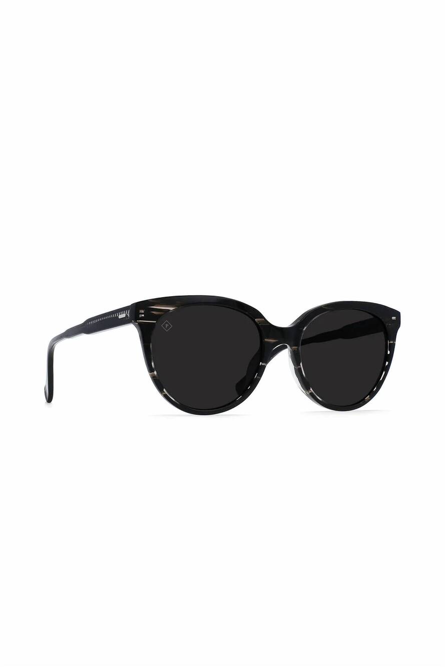 NEW RAEN OPTICS women's lily 54 cat-eye sunglasses in licorice dark smoke